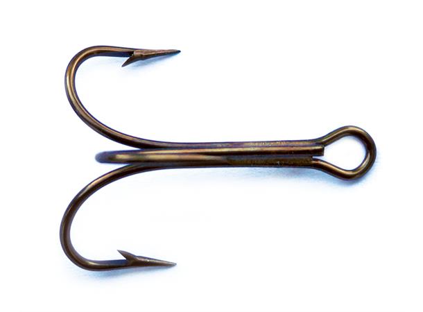 Krok Mustad Selv. 4 3551 Treble brun 10pk